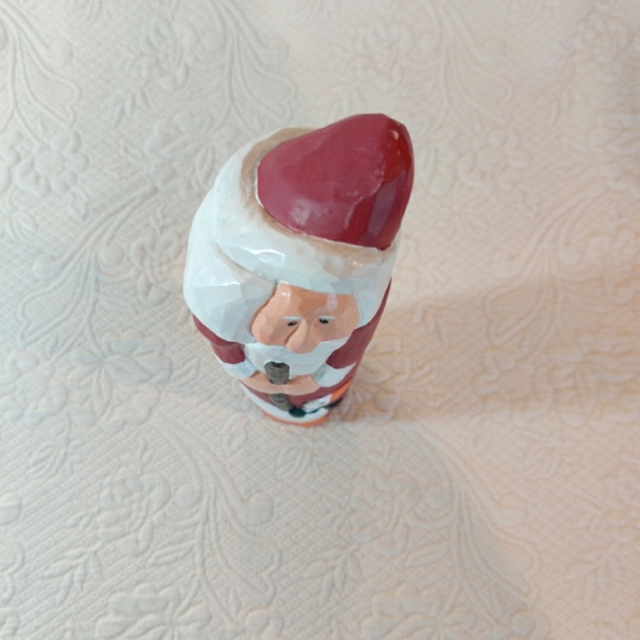 Eddie Walker Original Carvings Santa 12” Tall W/Goose Folk Primitive Vintage - Picture 4 of 8